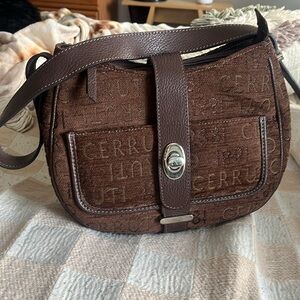 VTG Cerruti Brown Shoulder Bag